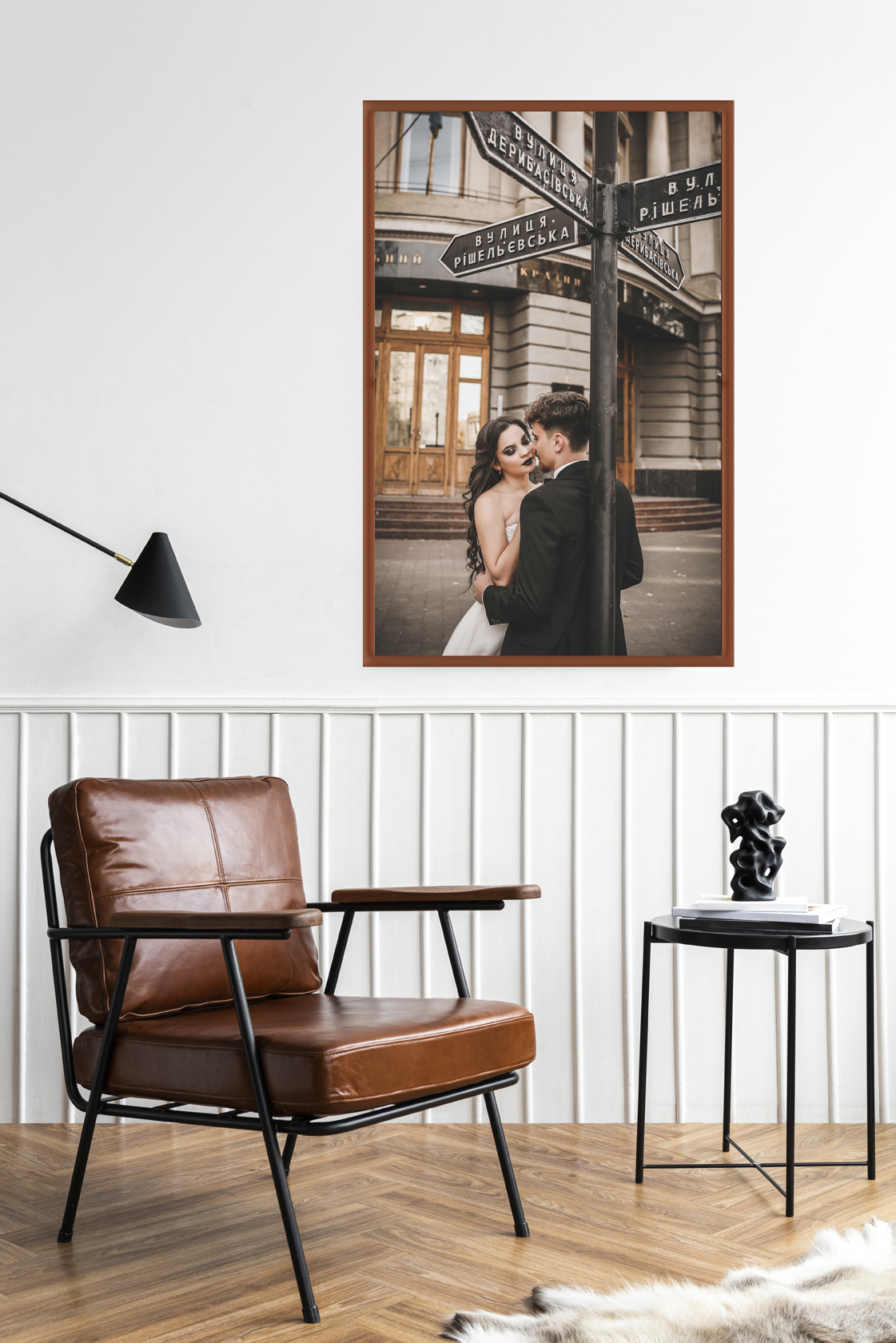 50x70 Ahşap Çerçeveli Tablo