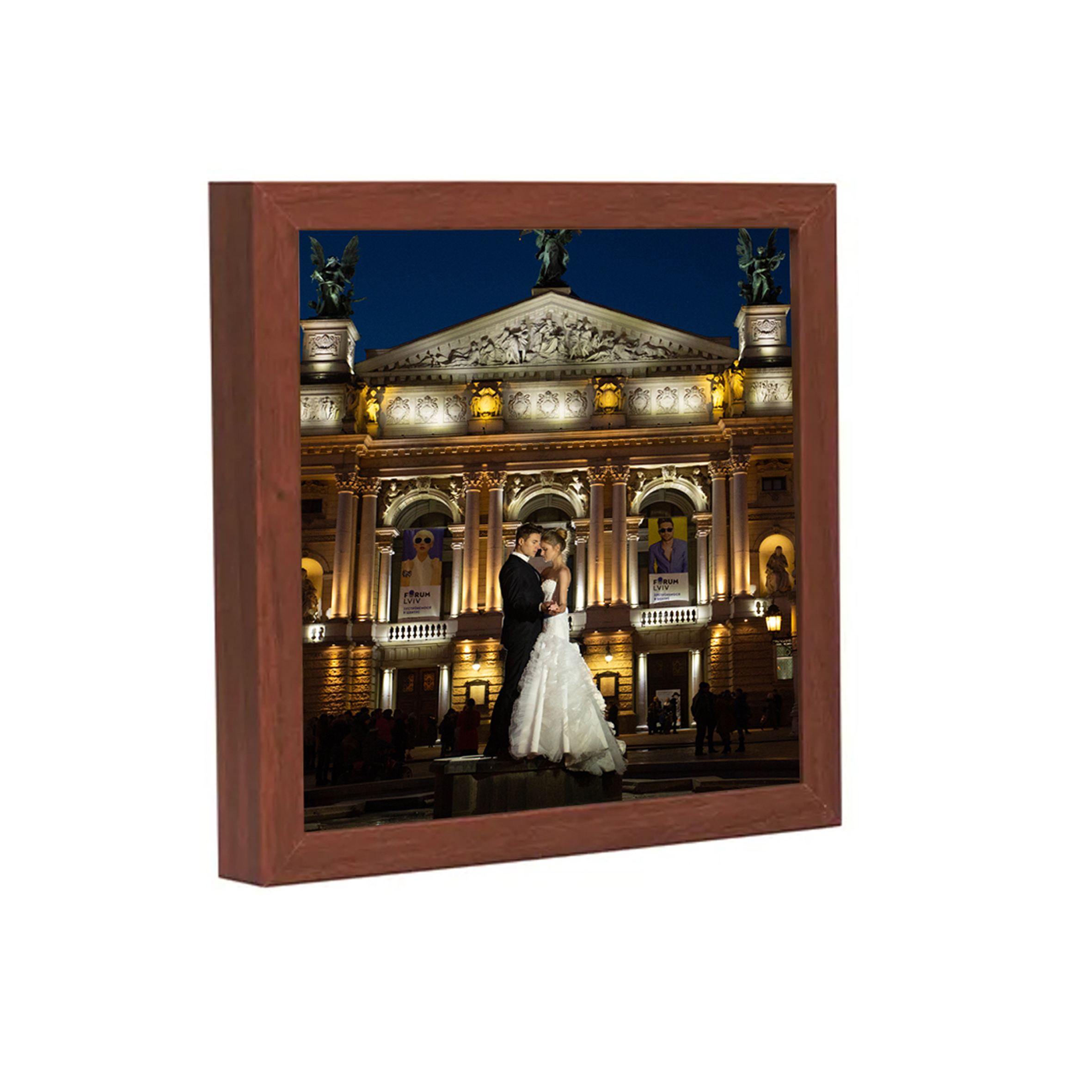 25x25 Lüx Çerçeve (1 Adet) (Kahve)